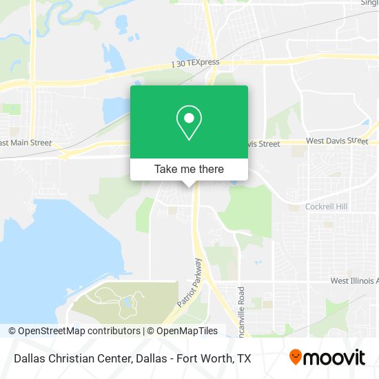 Dallas Christian Center map