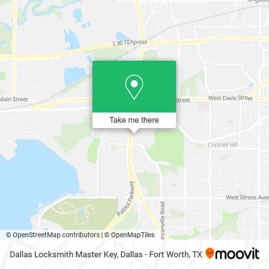 Dallas Locksmith Master Key map
