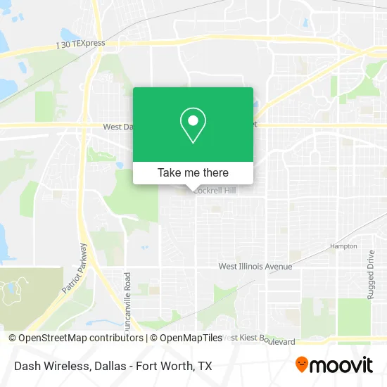 Dash Wireless map