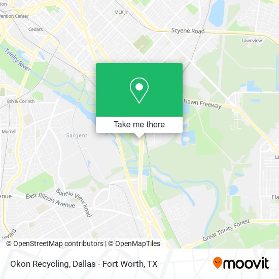 Okon Recycling map