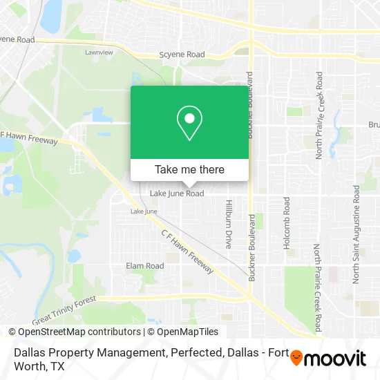 Dallas Property Management, Perfected map