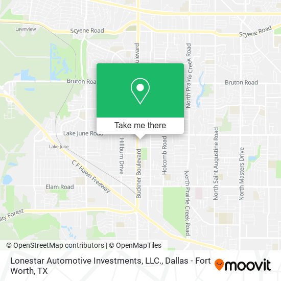 Lonestar Automotive Investments, LLC. map