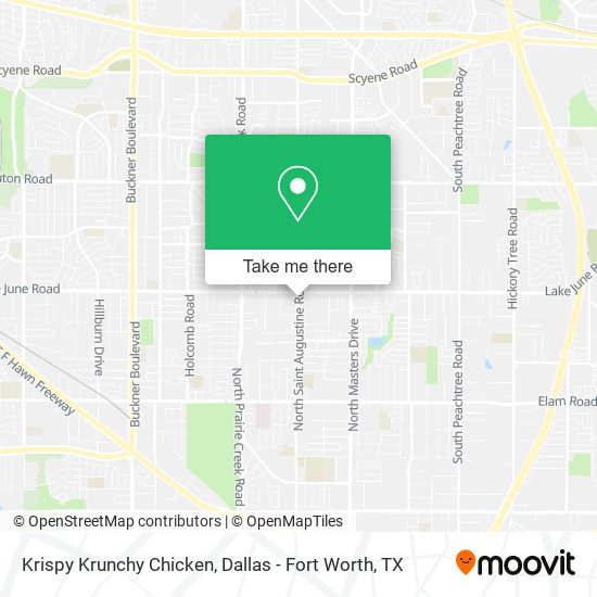 Krispy Krunchy Chicken map