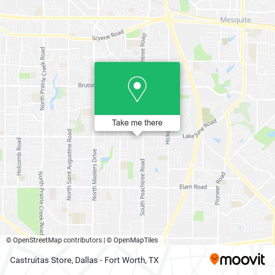 Castruitas Store map