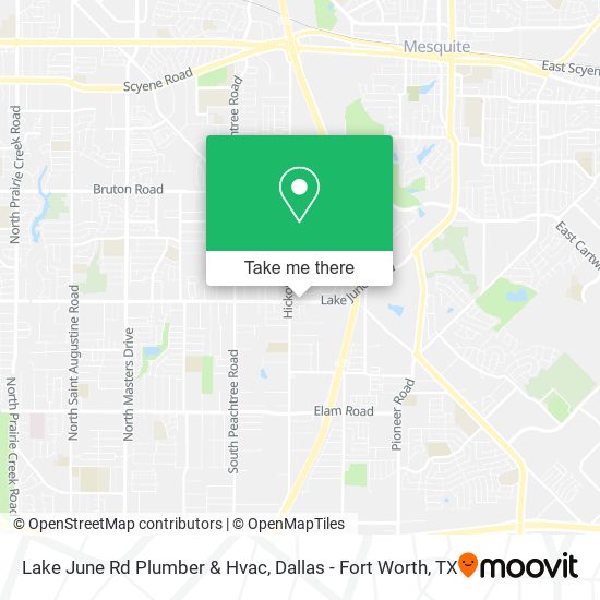 Mapa de Lake June Rd Plumber & Hvac