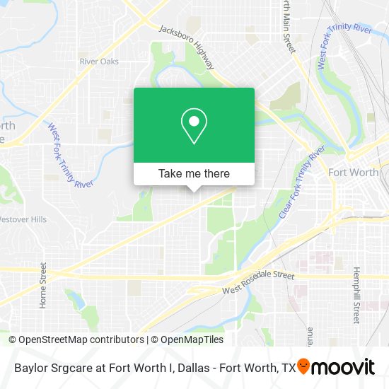 Mapa de Baylor Srgcare at Fort Worth I