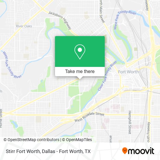 Stirr Fort Worth map