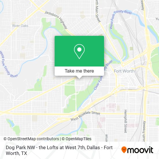 Mapa de Dog Park NW - the Lofts at West 7th