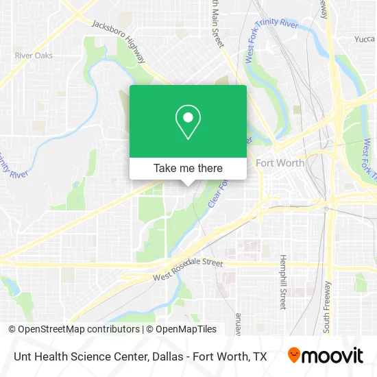 Mapa de Unt Health Science Center