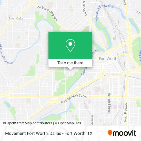 Movement Fort Worth map