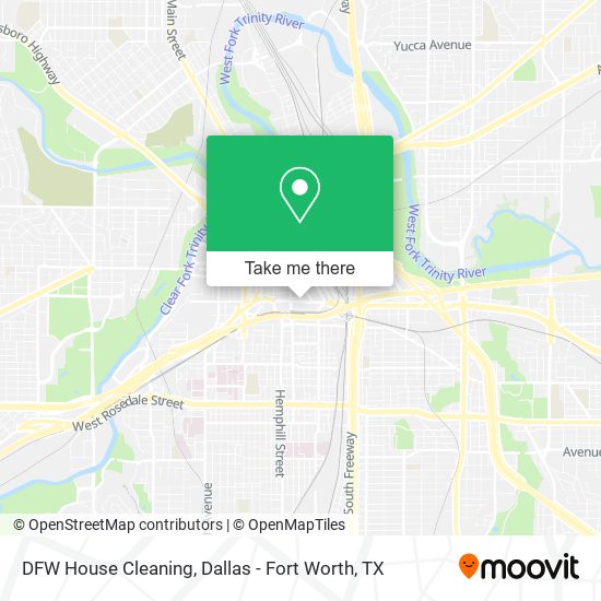 Mapa de DFW House Cleaning