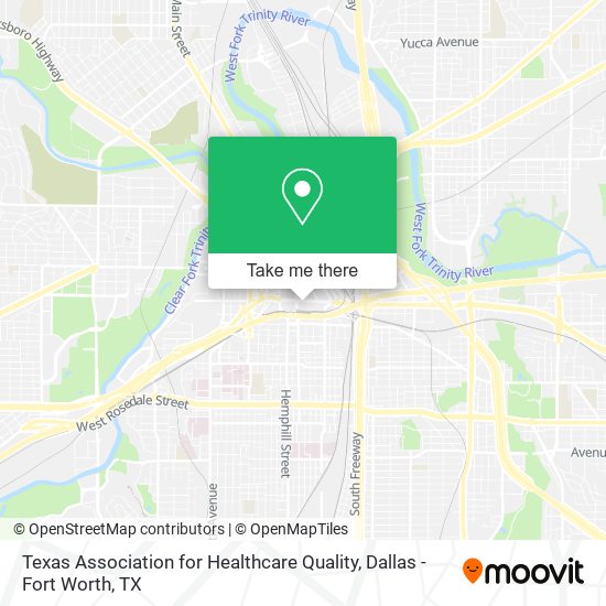 Texas Association for Healthcare Quality map