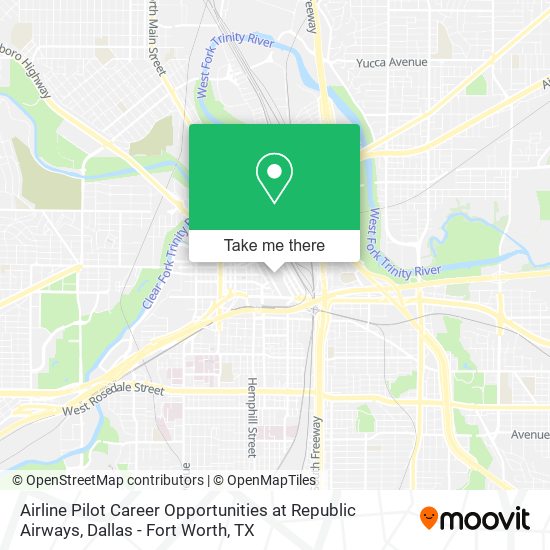 Airline Pilot Career Opportunities at Republic Airways map