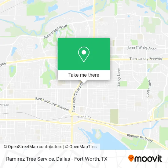 Ramirez Tree Service map