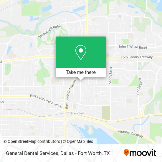 General Dental Services map