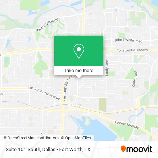 Suite 101 South map