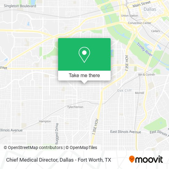Chief Medical Director map