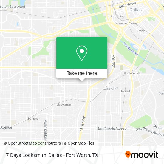7 Days Locksmith map