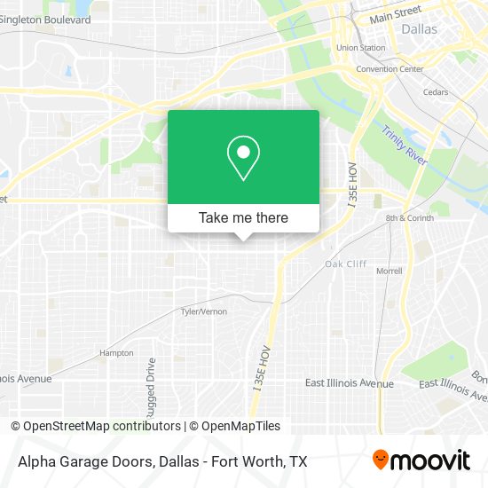 Alpha Garage Doors map