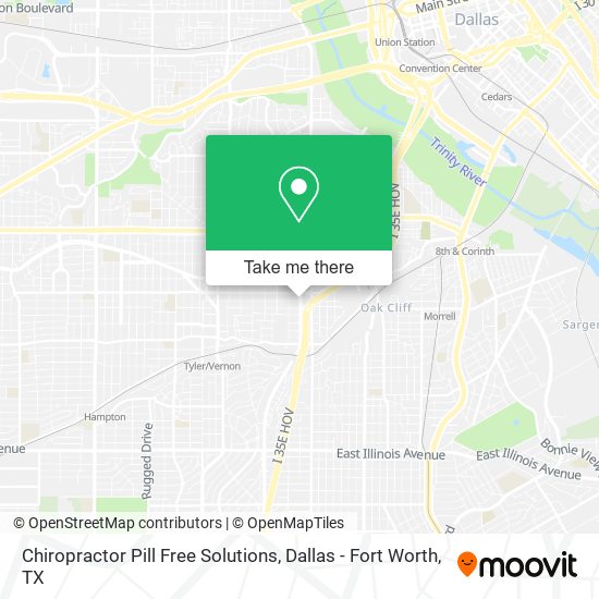 Chiropractor Pill Free Solutions map
