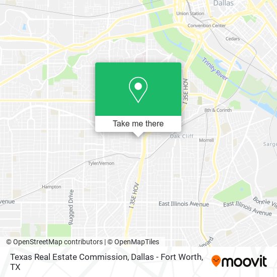 Mapa de Texas Real Estate Commission