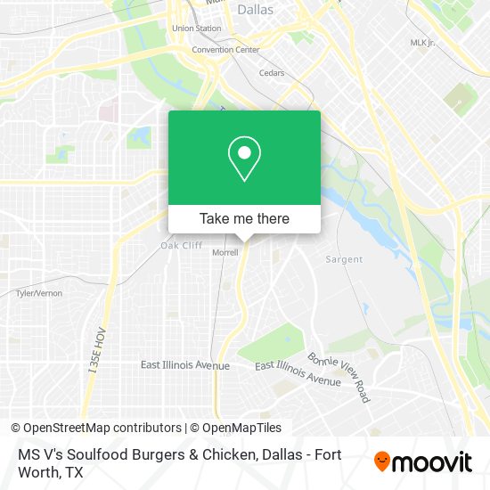 MS V's Soulfood Burgers & Chicken map