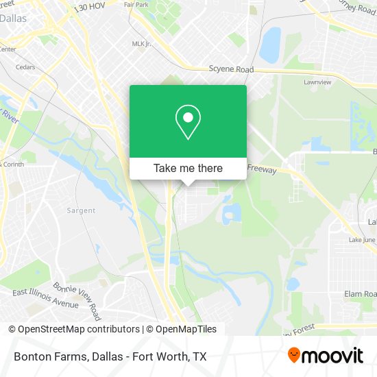 Bonton Farms map