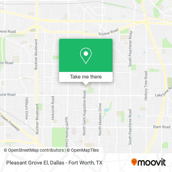 Pleasant Grove El map
