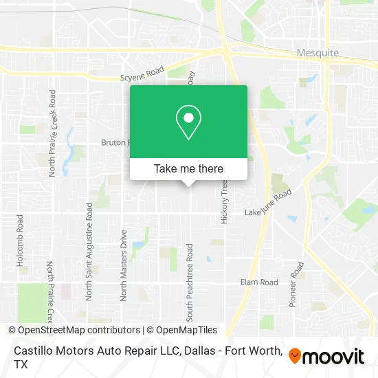 Castillo Motors Auto Repair LLC map