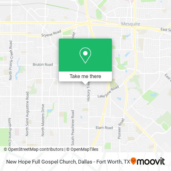 Mapa de New Hope Full Gospel Church