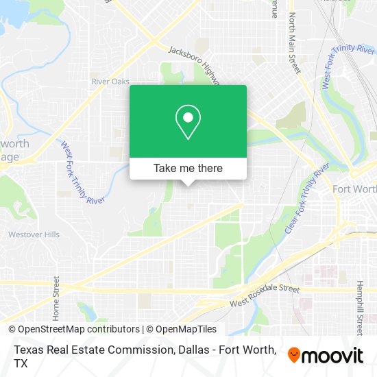 Mapa de Texas Real Estate Commission