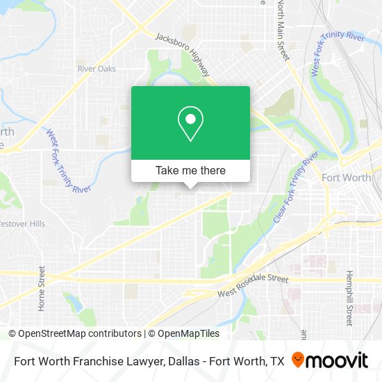 Fort Worth Franchise Lawyer map