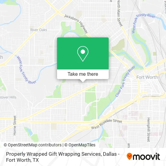 Properly Wrapped Gift Wrapping Services map