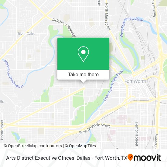 Arts District Executive Offices map