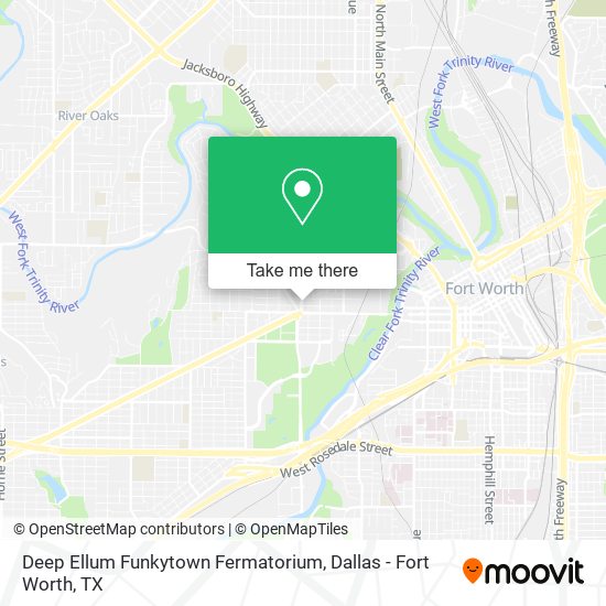 Deep Ellum Funkytown Fermatorium map