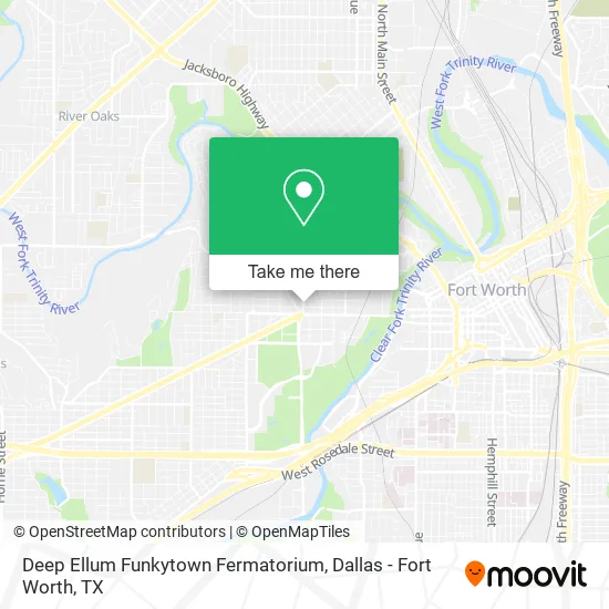 Deep Ellum Funkytown Fermatorium map
