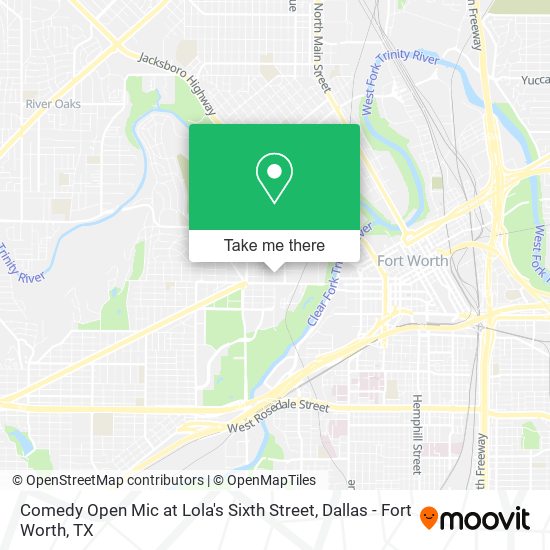 Comedy Open Mic at Lola's Sixth Street map
