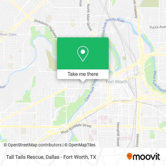 Tall Tails Rescue map