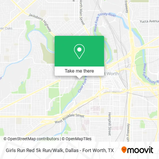 Girls Run Red 5k Run/Walk map