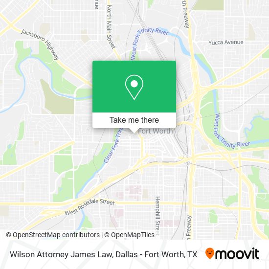 Wilson Attorney James Law map