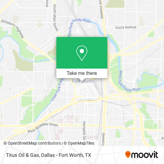 Titus Oil & Gas map