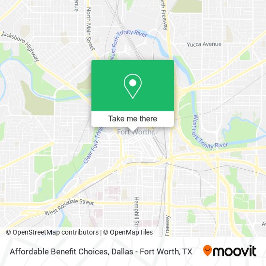 Affordable Benefit Choices map