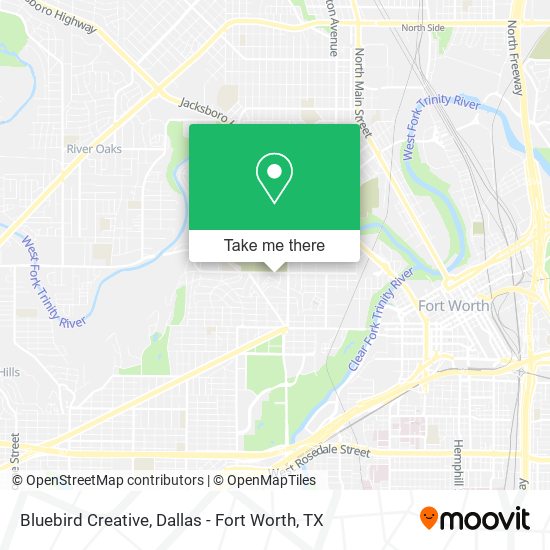 Bluebird Creative map