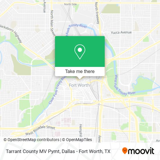 Tarrant County MV Pymt map