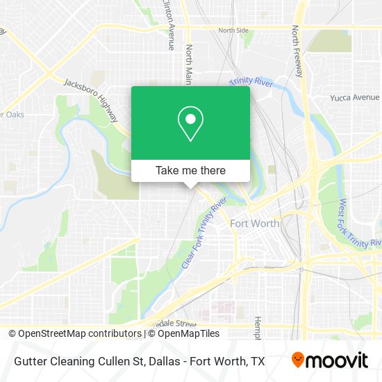 Gutter Cleaning Cullen St map