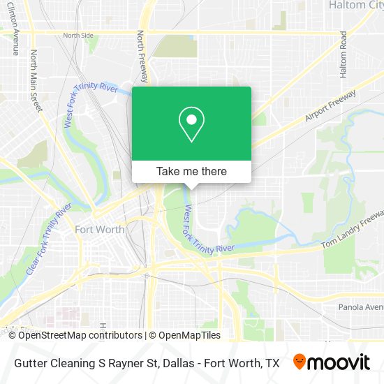 Gutter Cleaning S Rayner St map