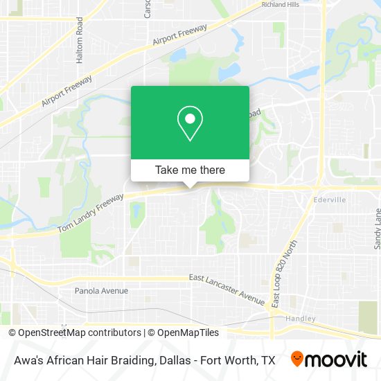 Mapa de Awa's African Hair Braiding