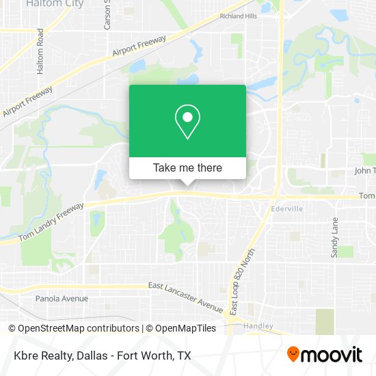 Kbre Realty map