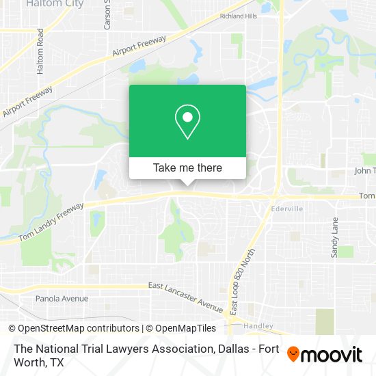 Mapa de The National Trial Lawyers Association
