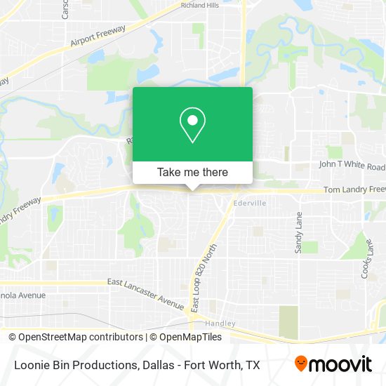 Mapa de Loonie Bin Productions